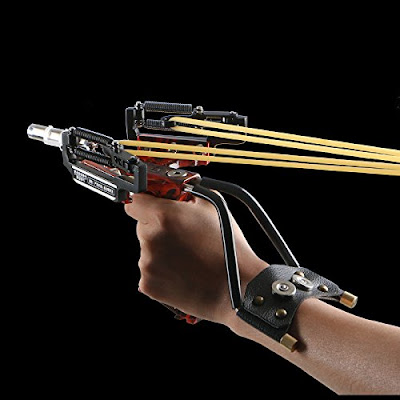 Laser Sight With FlashLight Assisted Hunting Bow And Slingshot