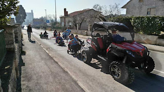 Tradicionalna utrka karića s kotačima od čeličnih kugličnih ležajeva, održana u Puli 17.02.2019.