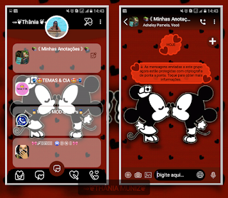 Mickey & Minnie Love Theme For YOWhatsApp & Fouad WhatsApp By Thania