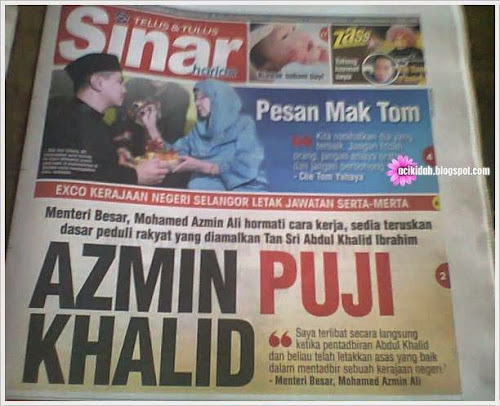 Lu Pikir La Sendiri ~ Azmin Puji Khalid