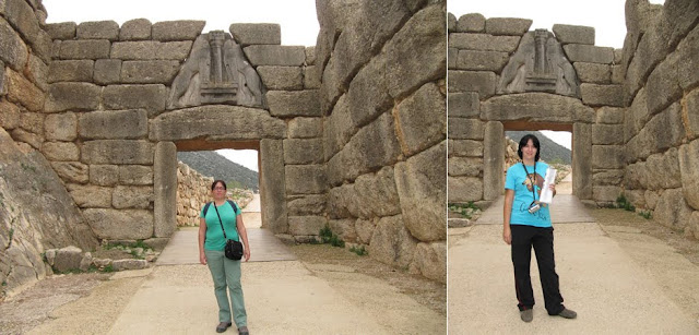 La puerta de los leones en Micenas