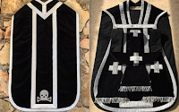 A Contemporary Black Vestment Set with Memento Mori: Theorized and Realized