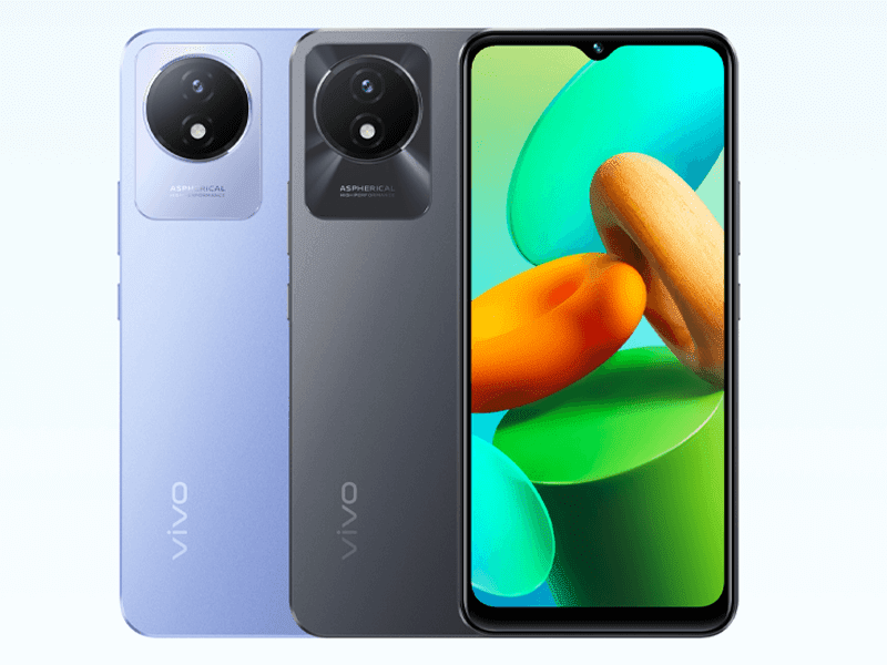 vivo Y02A in Orchid Blue and Cosmic Grey announced