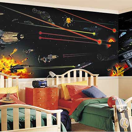 Star Wars Wallpaper on Star War Wallpaper  Star Wars Bedroom