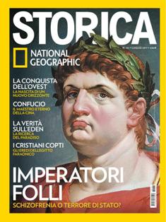 National Geographic Storica 101 - Luglio 2017 | ISSN 2035-8784 | TRUE PDF | Mensile | Storia | Personalità
National Geographic Storica è la nuova rivista che ti presenta ogni mese le grandi vicende del passato. I personaggi più affascinanti, i luoghi mitici delle antiche civiltà, le grandi opere d'arte, rivivono grazie alla insuperabile esperienza fotografica di National Geographic, alle spettacolari ricostruzioni digitali, alla stampa di altissimo livello e ad un racconto sempre avvincente e approfondito.
Dai palazzi dei faraoni ai suburbi di Roma antica, dalle misteriose piramidi Maya alle conquiste dell'era moderna, ogni numero di Storica ti offrirà un emozionante viaggio nel passato.