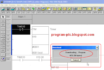 Process Download to PLC Omron