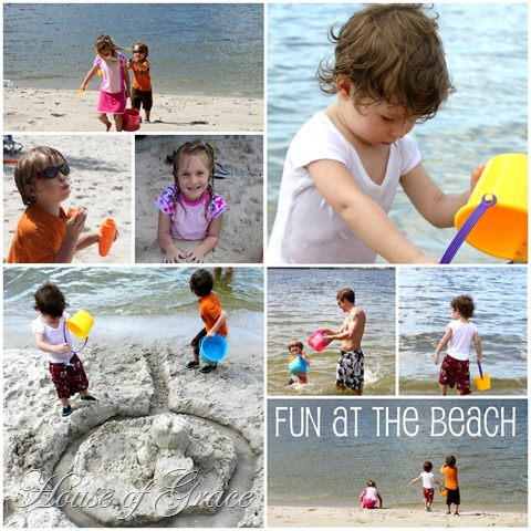 Beach collage