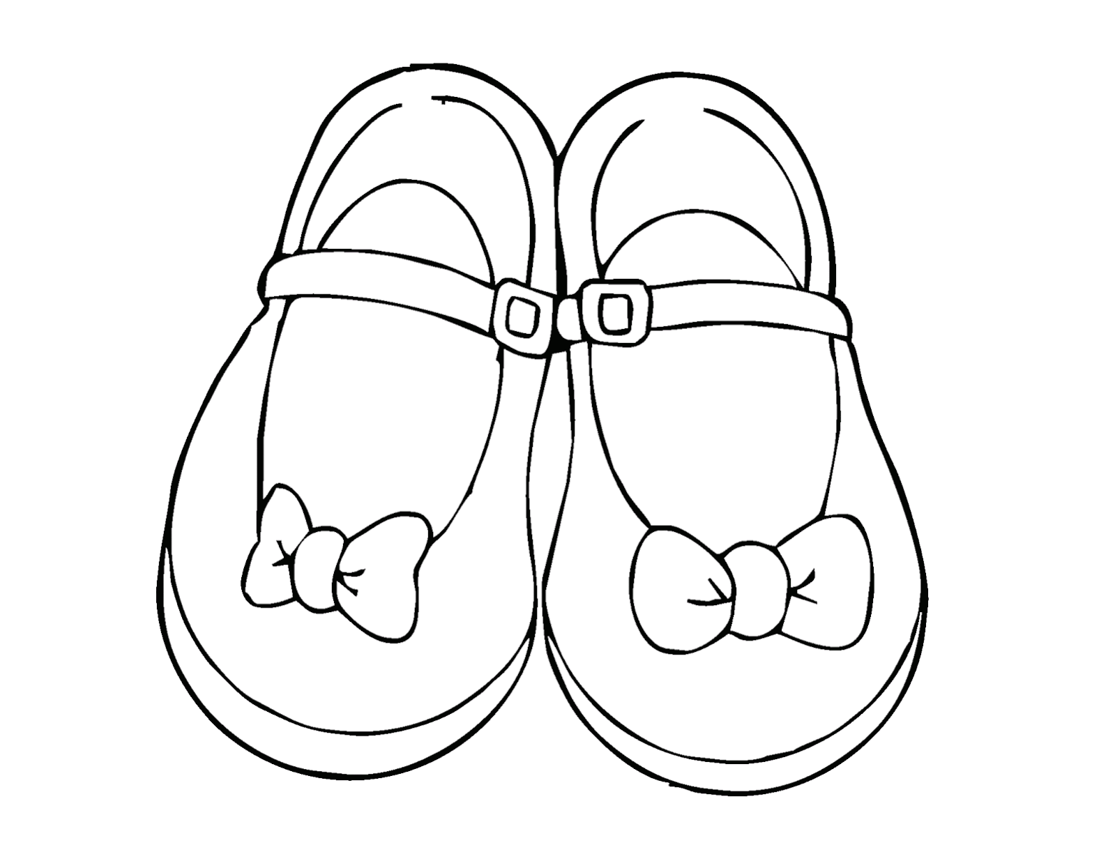 Gambar Mewarnai Sepatu Sekolah Gambarmewarnai2019