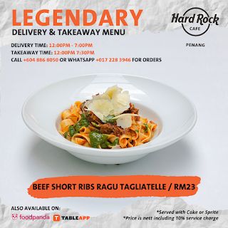 Hard Rock Cafe Penang Food Takeaway Delivery