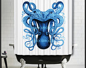 anthropologie octopus shower curtain