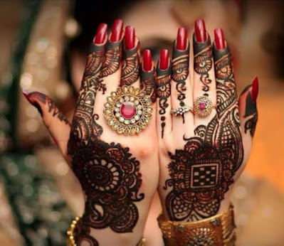 Simple Pakistani Bridal Mehndi