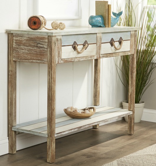 Coastal Console Tables - Coastal Decor Ideas Interior Design DIY Shopping