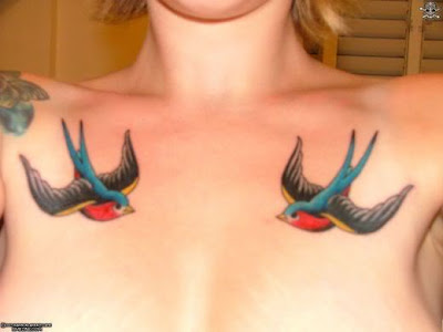 small bird tattoo. Swallow Tattoos