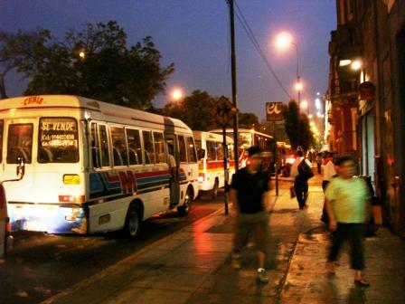 Endless Stream of Buses Emitting Toxic Fumes on Wilson Street