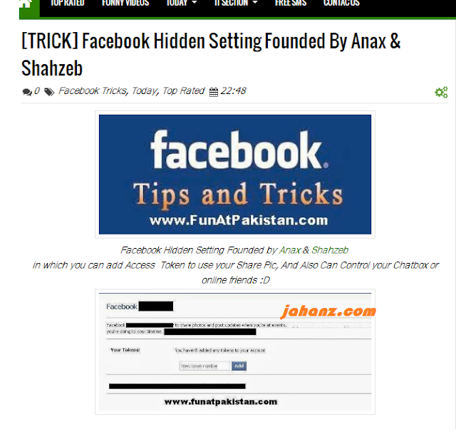  Facebook Hidden Setting Founded By Anax & Shahzeb