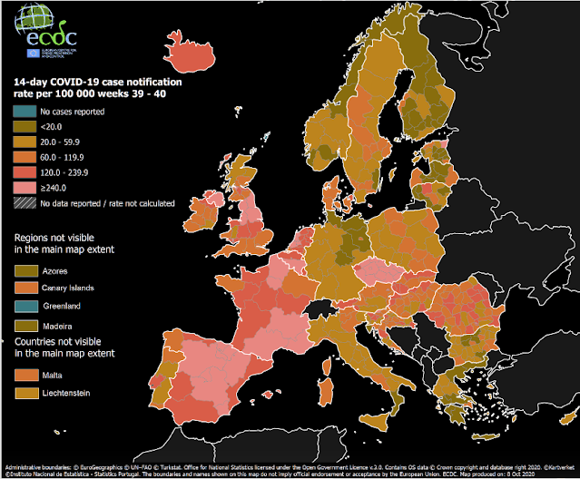 Situación el coronavirus en Europa