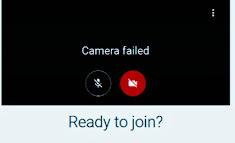 Camera failed problem in Google meet