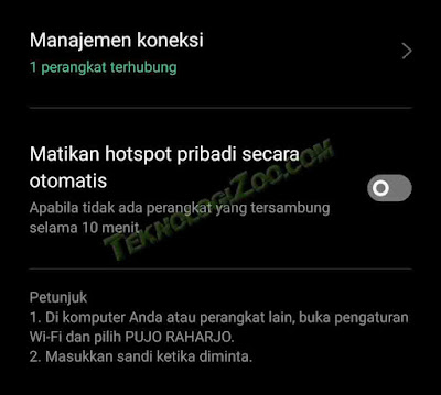 cara memasukkan perangkat ke blacklist hotspot