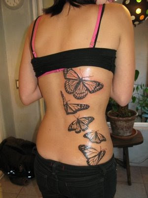 supermodels with butterfly tattoo