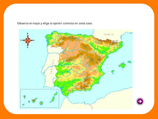  MAPA DE RELIEVE DE ESPAÑA