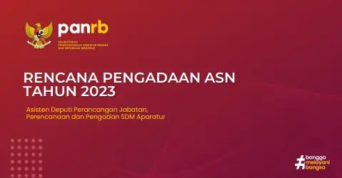 Surat Edaran Menpan Tentang Pangadaan ASN (PPPK dan CPNS) Tahun 2023 dan Materi Sosiasiliasi Pangadaan ASN (PPPK dan CPNS) Tahun 2023