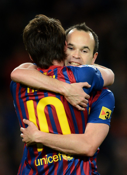 pictures Lionel Messi and Andres Iniesta 2012 photos Lionel Messi and 