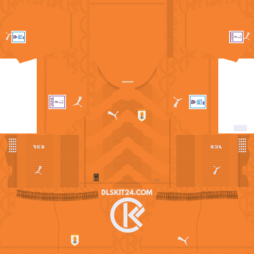 Uruguay Kits 2024-2025 Puma - Dream League Soccer Kits 2024 (Goalkeeper Home)