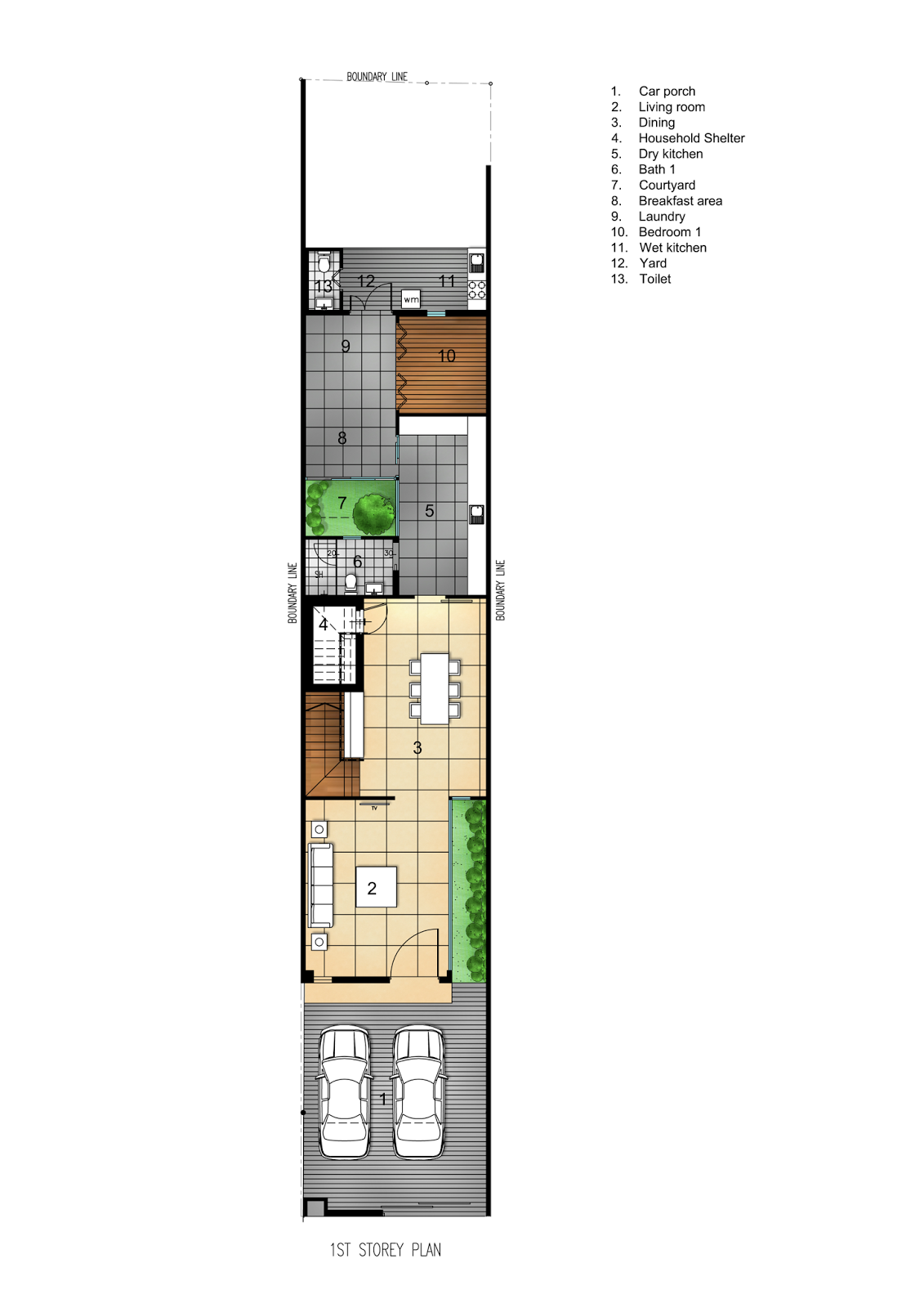 Rumah Minimalis Di Lahan 6x21 Meter Majalah Rumah