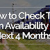 How to Check The Train Availability for the Next 4 Months
