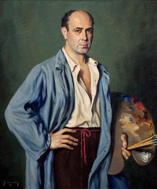 Gerardo Sacristán Torralba, pintores españoles, Pintores Realistas Españoles, Galería de retratos figurativos, Autorretrato