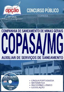 apostila copasa auxiliar de servicos de saneamento