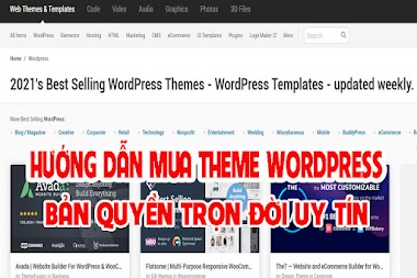 Hướng dẫn mua theme WordPress bản quyền trên Themeforest 