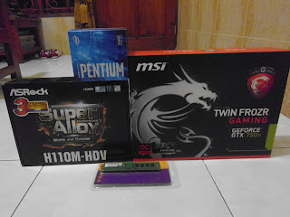 Hasil Uji Coba Tes Benchmark Intel Pentium Dual Core G4400 Skylake, 8GB DDR4, MSI Nvidia Geforce GTX 750 ti 2 GB Gaming Edition