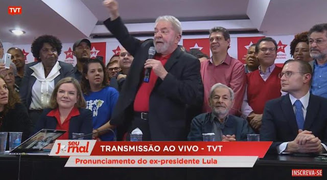 Resultado de imagem para LULA: QUEM PODE DECRETAR MEU FIM É O POVO