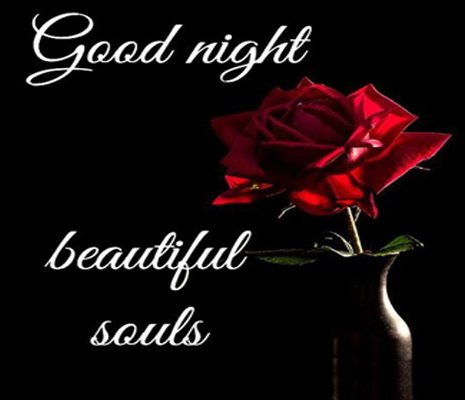 good night love flowers images