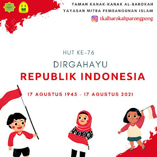 HUT RI YANG KE 76  'INDONESIA TANGGUH INDONESIA TUMBUH'