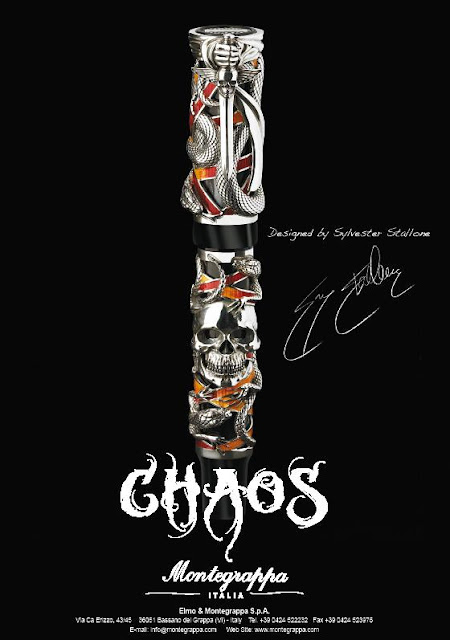 Canetas Montegrappa com Design assinado por Sylvester Stallone