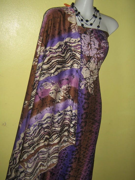 BRCCM 797C : BATIK RETAK CHIFFON CREPE MATCHING, 2M+2M