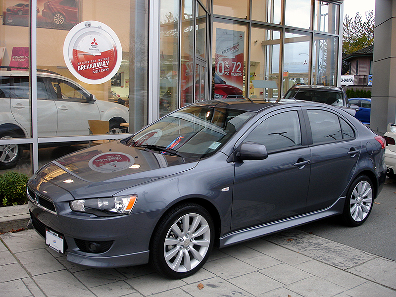 Mitsubishi Lancer Sportback Gts. 2010 Mitsubishi Lancer