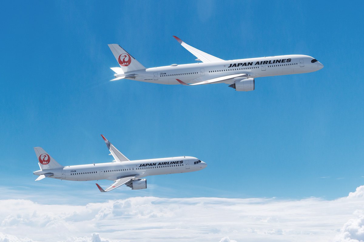 Japan Airlines realiza un pedido por 20 aviones Airbus A350-900 y 11 A321neo