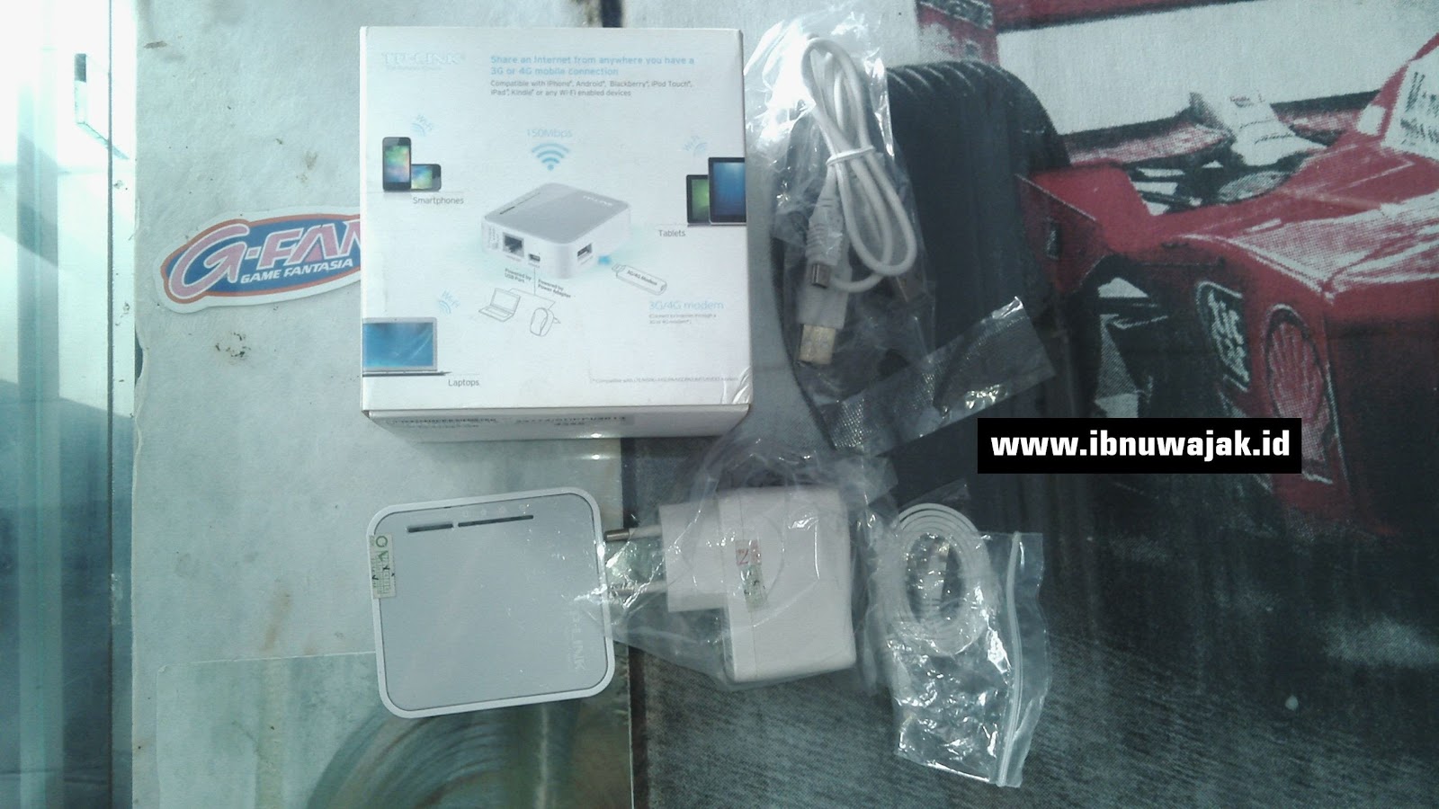 Jual Router TP Link MR3020 + Modem Smart AC2726 +Pigtai 