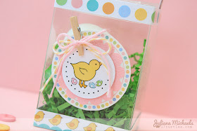 SRM Stickers Blog - Easter "Basket" by Juliana - #easter #clear #container #stickers #borders #basket #twine 