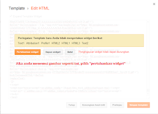 Install template blogger