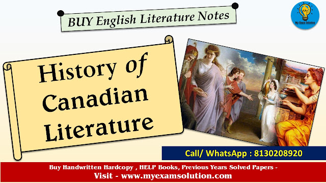 History of Canadian Literature and Themes