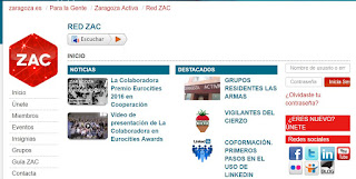 Página Bienvenida a Red ZAC