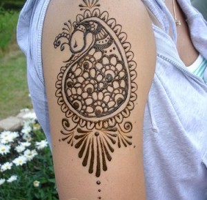 upper arm Mehndi patterns bridal