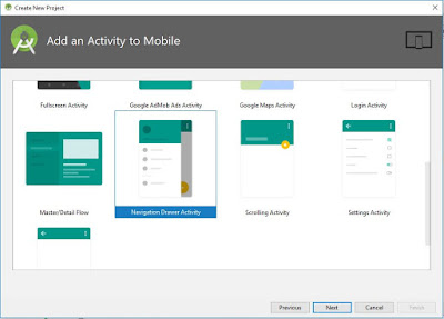 Android Studio Navigation Drawer