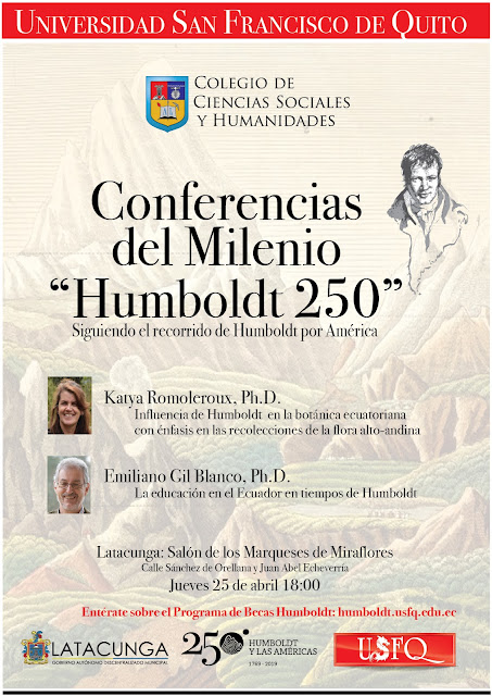 Conferencias del Milenio "Humboldt 250" llegan a Latacunga