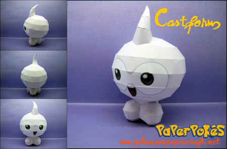 Pokemon Castform Papercraft