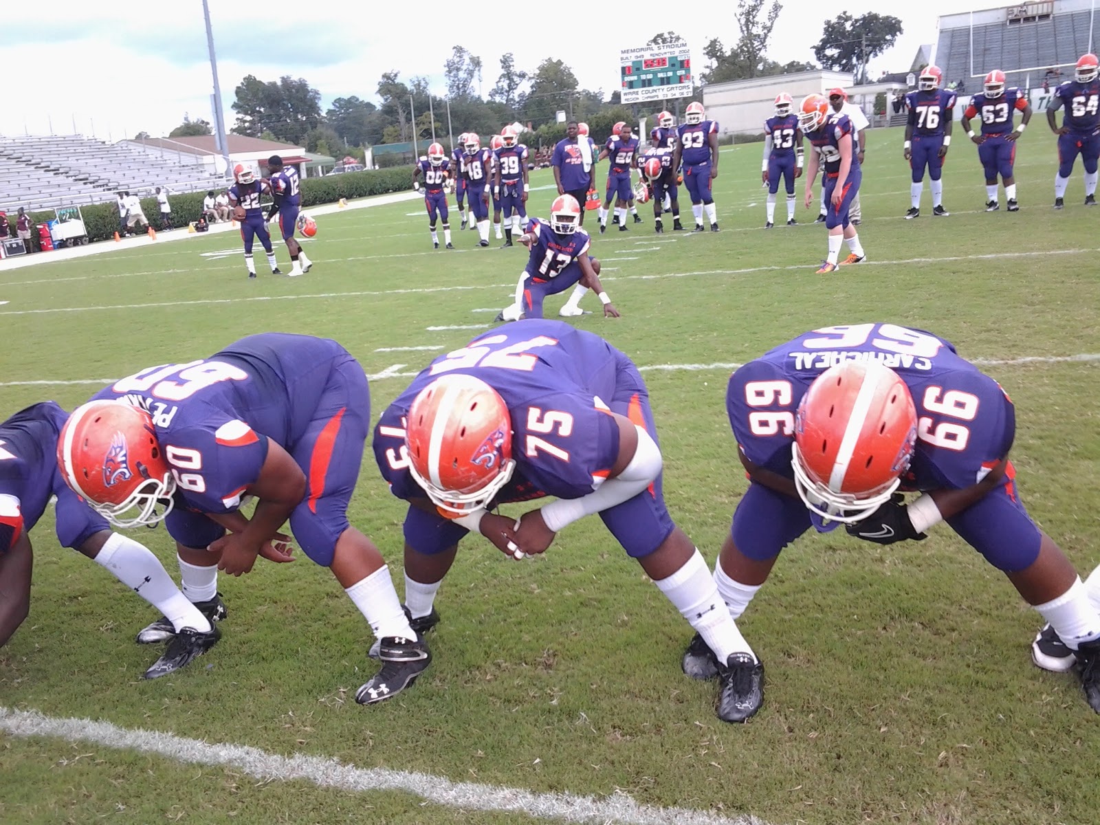 Warming up in Georgia, for the Rumble in the Swamp against Morehouse ...